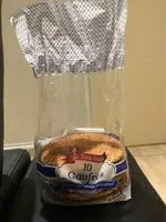 Mängden socker i 10 Gaufres Fourrage Goût Caramel