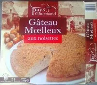 Mängden socker i Gâteau moelleux au noisettes
