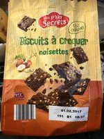 Mängden socker i Biscuits à Croquer Noisettes