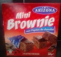 Mängden socker i mini Brownie aux pepites de chocolat