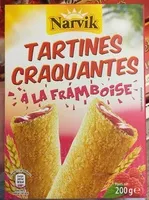 Mängden socker i Tartines craquantes à la framboise