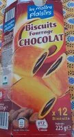 Mängden socker i Biscuits fourrage chocolat