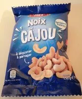 Mängden socker i Noix de cajou