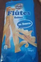 Mängden socker i Flûtes pur beurre au fromage