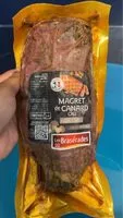 Mängden socker i Magret de canard cru aux cèpes