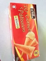 Mängden socker i Cornets pâtissiers
