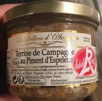 Mängden socker i Terrine de campagne