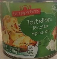 Mängden socker i Tortelloni Ricotta Épinards