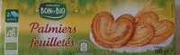 Mängden socker i Palmiers feuilletés