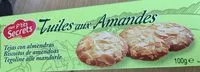 Mängden socker i tuiles aux amandes