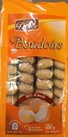 Mängden socker i Boudoirs 25% d'œufs