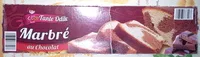 Mängden socker i Gateau Marbré au chocolat