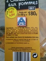 Mängden socker i Chausson aux Pommes