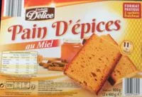 Mängden socker i Pain D'épices Au Miel