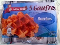 Mängden socker i 5 Gaufres sucrées