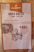 Mängden socker i Bocata rústico