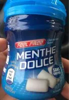 Mängden socker i Chewing-gum saveur menthe fraîche