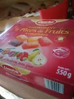 Mängden socker i Pâtes de Fruits