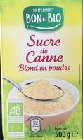 Mängden socker i Sucre de canne blond en poudre