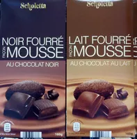 Mängden socker i Noir fourré façon mousse ou Lait fourré façon mousse