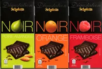 Mängden socker i Chocolat Noir Poire Amandes