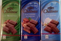 Mängden socker i Chocolat au lait noisette ou lait fourré praliné ou lait crème