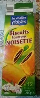 Mängden socker i Biscuits fourrage noisette