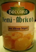 Mängden socker i Demi-Abricots aux sirop léger