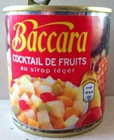 Mängden socker i Cocktail de fruits au sirop léger