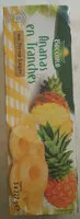 Mängden socker i Ananas en tranches