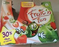 Mängden socker i Compote en gourde multifruits