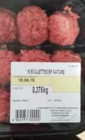Mängden socker i Boulette de boeuf nature
