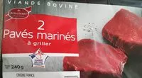 Mängden socker i 2 Pavés marinés à griller