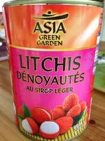 Mängden socker i Litchis dénoyautés au sirop leger
