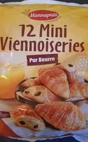 Mängden socker i 12 mini viennoiseries