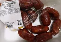 Mängden socker i Chorizo barbacoa