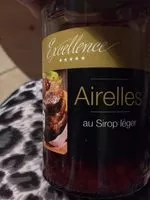 Mängden socker i Airelles au sirop