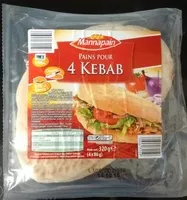 Mängden socker i Pains pour 4 Kebab