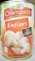 Mängden socker i Entiers 1er Choix (Champignons de Paris)