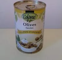 Mängden socker i Olives farcies à la pâte d'anchois