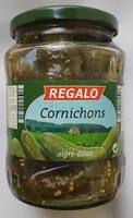 Mängden socker i Cornichons aigre doux