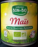 Mängden socker i Maïs doux en grains sous vide