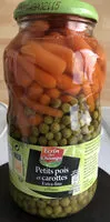 Mängden socker i Petits pois extra-fin et carottes à l'étuvée