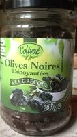 Mängden socker i Olives noires dénoyautées