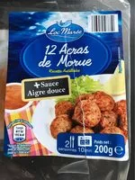 Mängden socker i Acras de morue