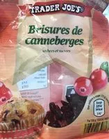 Mängden socker i Brisure canneberges