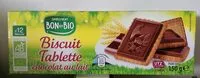 Mängden socker i Biscuit tablette chocolat au lait