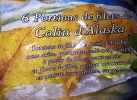 Mängden socker i Filets de colin d'alaska
