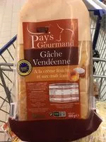 Mängden socker i Gâche Vendéenne