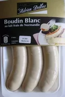 Mängden socker i Boudin Blanc au lait frais de Normandie